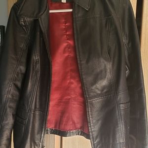 Croft and Barrow womans leather jacket